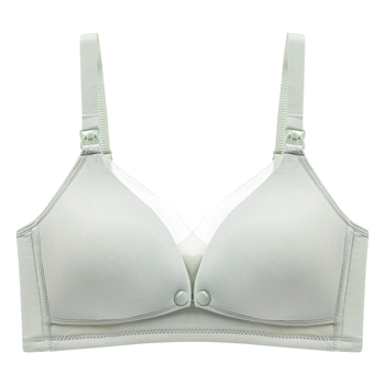 Pilnas fāzes zīdīšanas krūšturis, bez stieples, priekšējā aizdare, kokvilna ar modal odere, plānas veidotas kausi