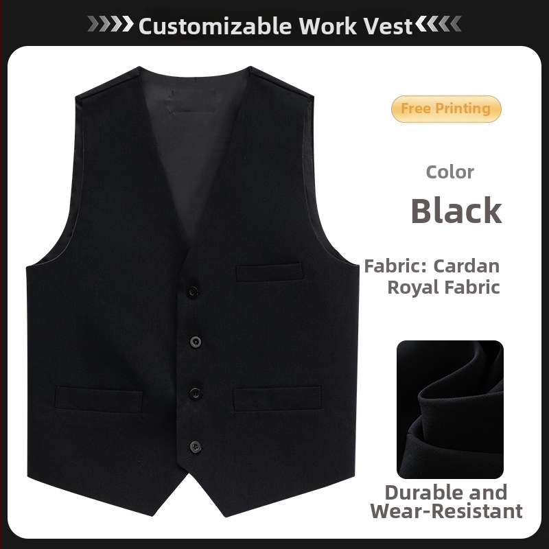 Vesta de tenis de masă – Uniformă de muncă profesională, personalizată pentru personalul de competiții, croială Slim, 100% poliester, închidere cu nasturi, culoare solidă, fără glugă, patru sezoane