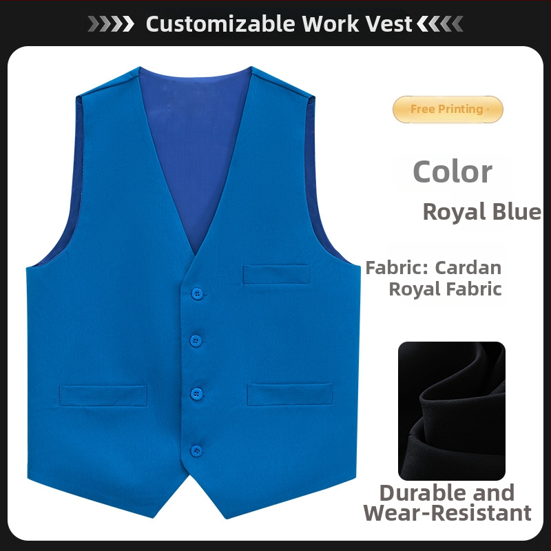 Vesta de tenis de masă – Uniformă de muncă profesională, personalizată pentru personalul de competiții, croială Slim, 100% poliester, închidere cu nasturi, culoare solidă, fără glugă, patru sezoane