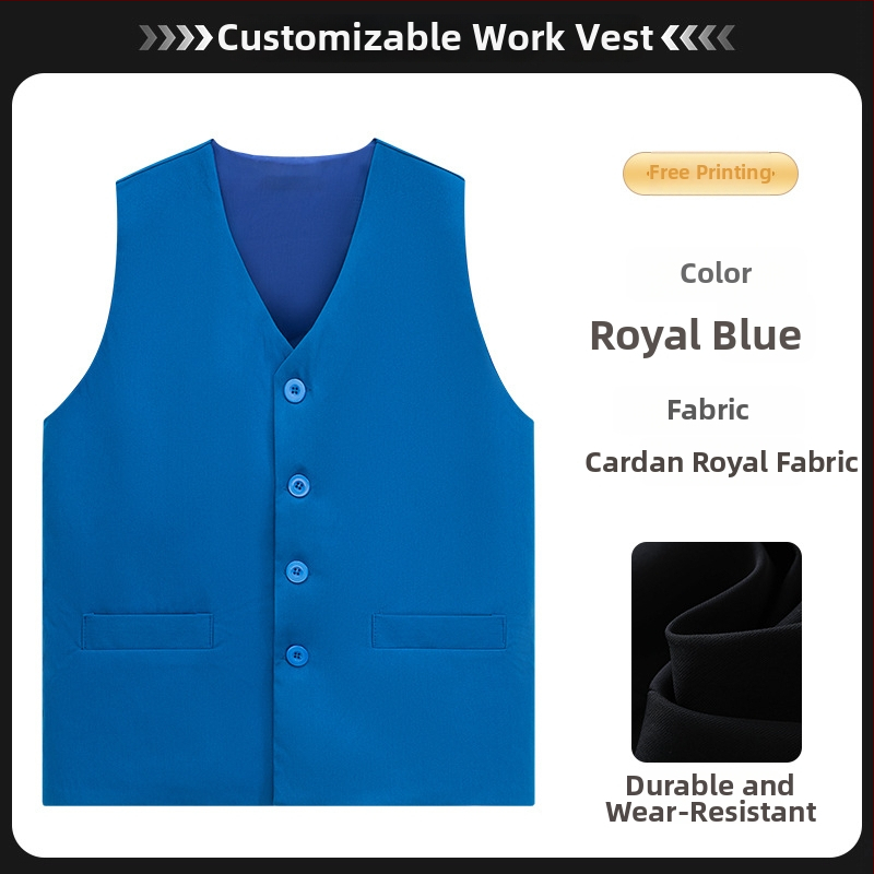 Vesta de tenis de masă – Uniformă de muncă profesională, personalizată pentru personalul de competiții, croială Slim, 100% poliester, închidere cu nasturi, culoare solidă, fără glugă, patru sezoane