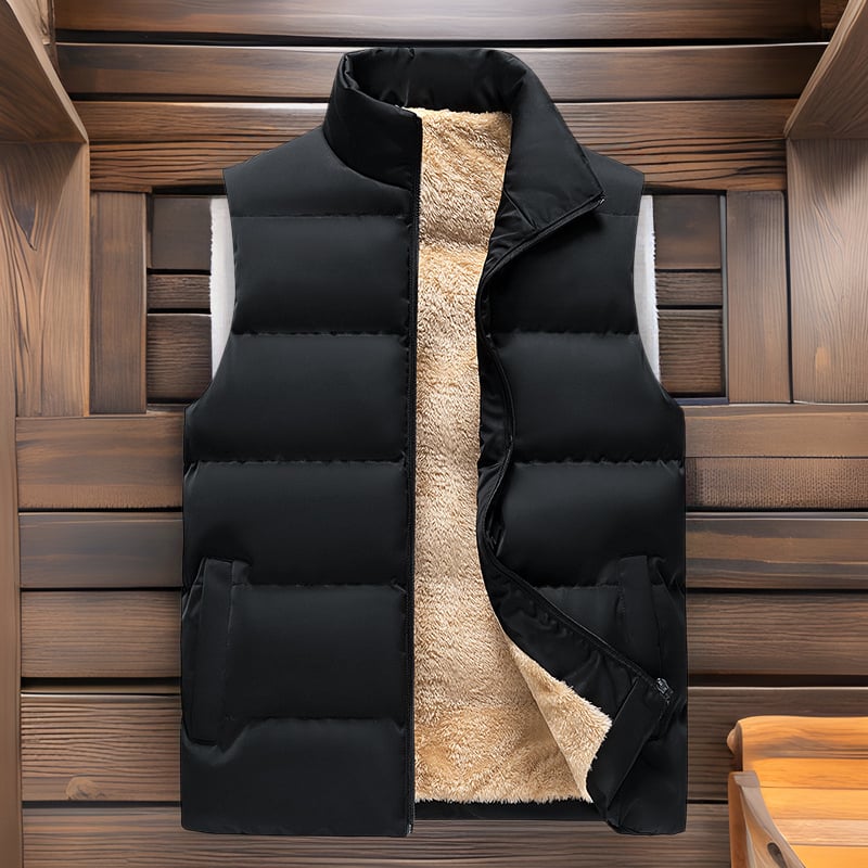 Muško gilet, korejskog stila, uski kroj, punjenje od pamuka-puha, fleksi podstava, vanjski materijal poliester