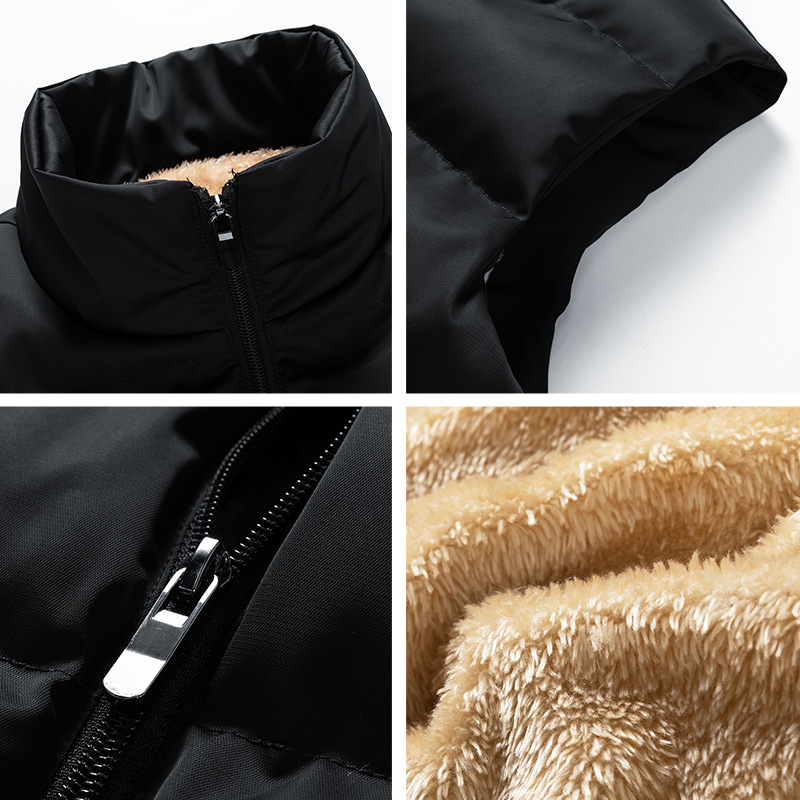 Muško gilet, korejskog stila, uski kroj, punjenje od pamuka-puha, fleksi podstava, vanjski materijal poliester