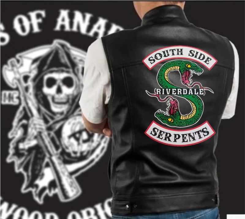 PU kožna vest s uzorkom životinja, pank stil, uski kroj, jednoredno kopčanje