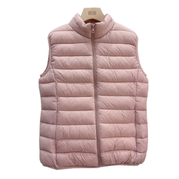 Női mellény V-nyakkal, ultra rövid hossz, gyapjú töltet, rayon anyag, egygombos záródás