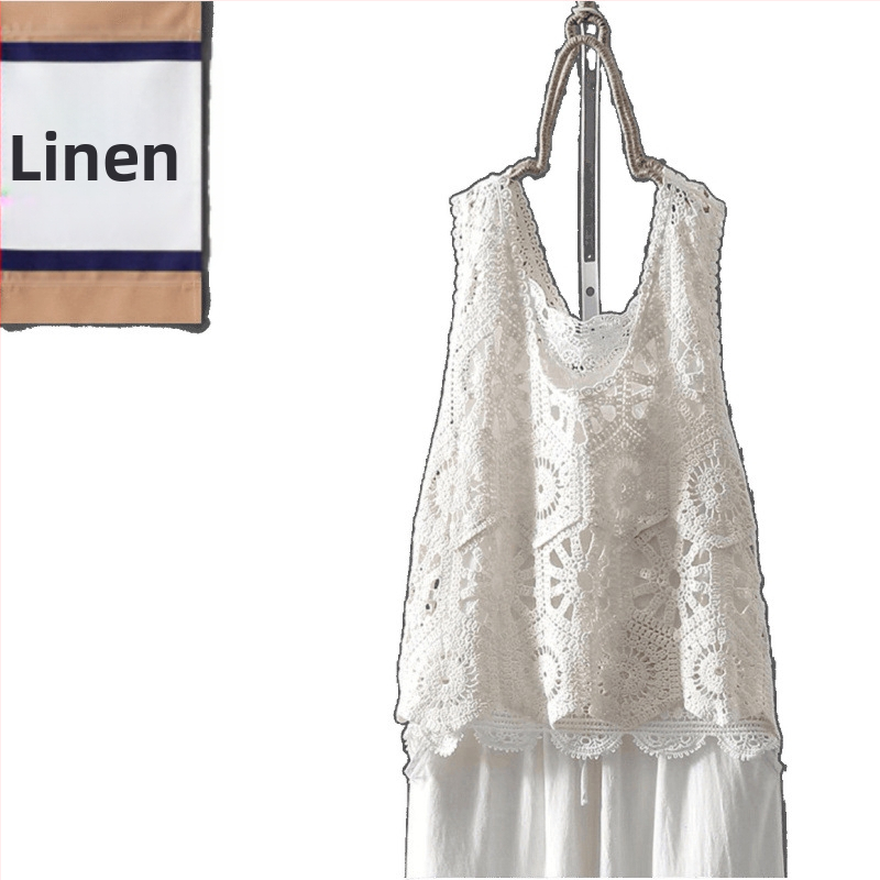 Sieviešu kokvilnas kapes stilā veste ar kapoka pildījumu, rombu raksts, apaļa kakla atvere, bez piedurknēm, pulovera stils, pavasaris 2025