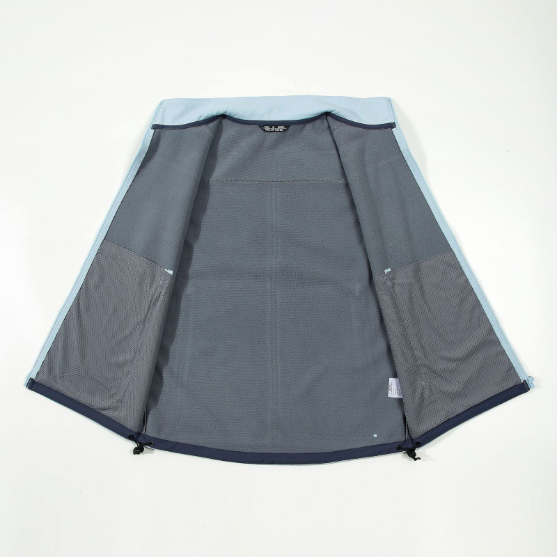 Vestă de lucru pentru exterior, căptușită cu fleece, model solid, închidere cu fermoar, fără glugă, 100% poliester