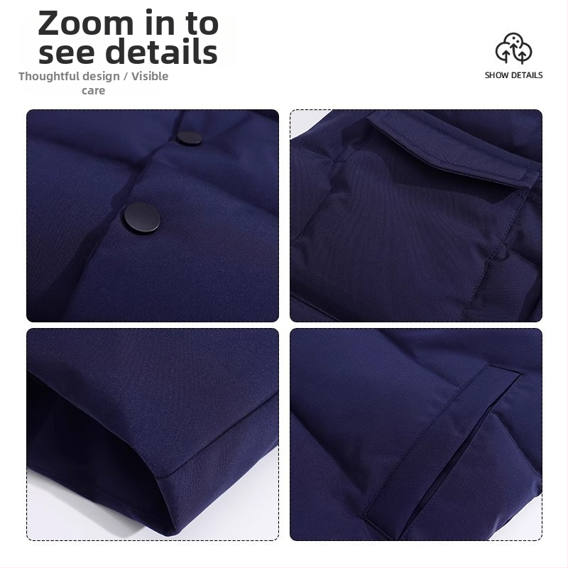 Darba veste ar logotipu, fleece iekšējā oderē, Chenille un Spandex, stāvošs apkaklis, 2025. gada pavasaris