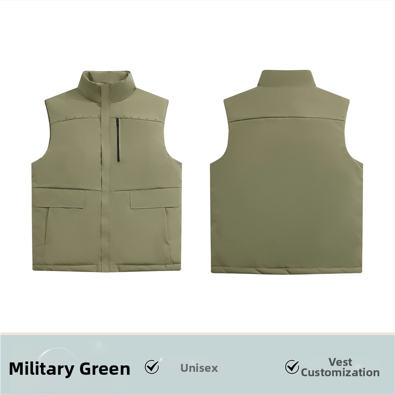 Darbo liemenė su logotipu, fliso pamušalas, Chenille ir Spandex, stovinti apykaklė, 2025 m. pavasaris