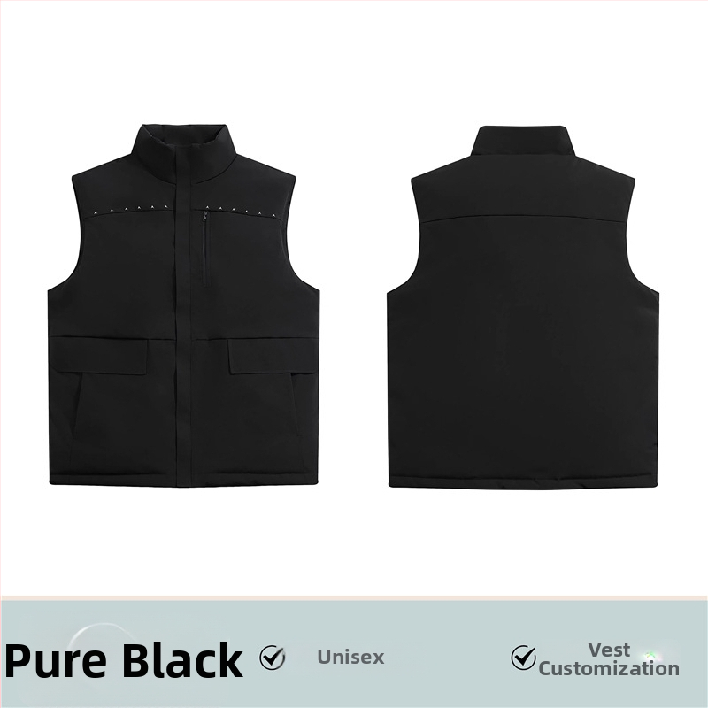 Darbo liemenė su logotipu, fliso pamušalas, Chenille ir Spandex, stovinti apykaklė, 2025 m. pavasaris