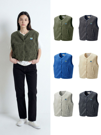AMV vesta od polar fleece ovčje vune, vjetrootpornost za jesen-zimu, bez rukava, četverosezonski stil
