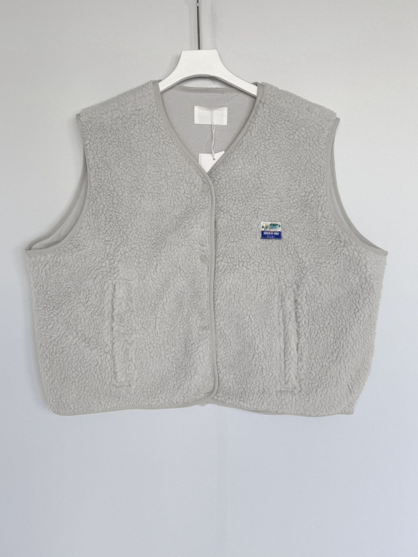 AMV vesta od polar fleece ovčje vune, vjetrootpornost za jesen-zimu, bez rukava, četverosezonski stil