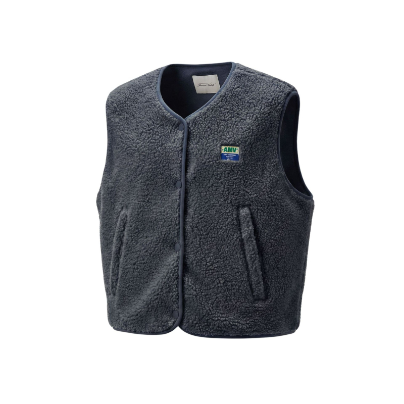 AMV vesta od polar fleece ovčje vune, vjetrootpornost za jesen-zimu, bez rukava, četverosezonski stil