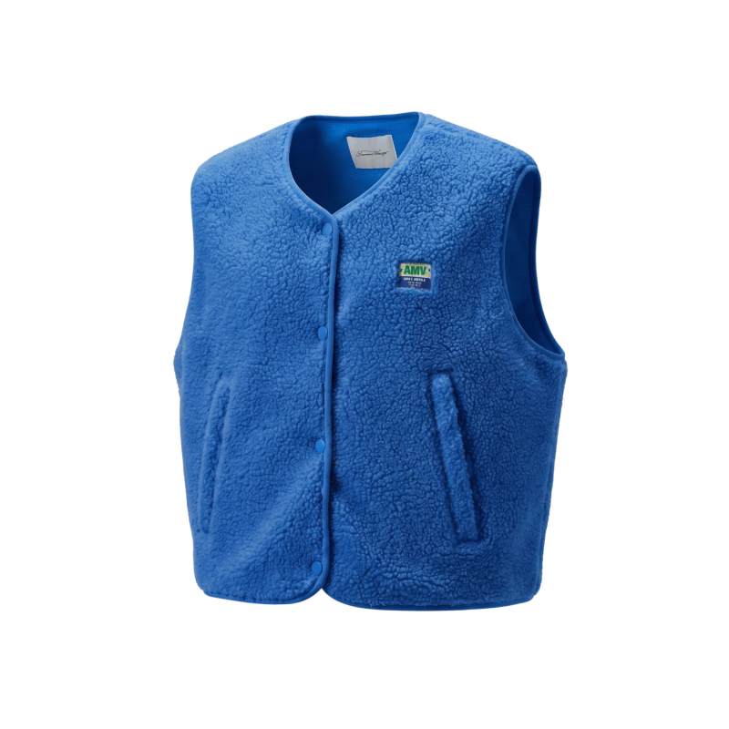 AMV vesta od polar fleece ovčje vune, vjetrootpornost za jesen-zimu, bez rukava, četverosezonski stil