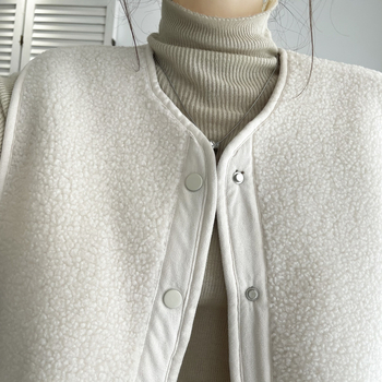 Női mellény kardigán, V-nyakú, egyenes szabás, őszi 2024, poliészter anyag