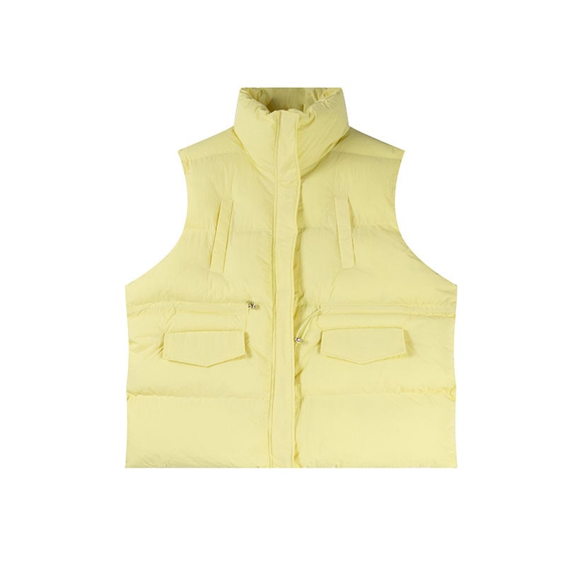 Kardigan s zatvaračem na zip, stojeći ovratnik, mješavina najlona i poliester, punilo od pamuka, široki kroj