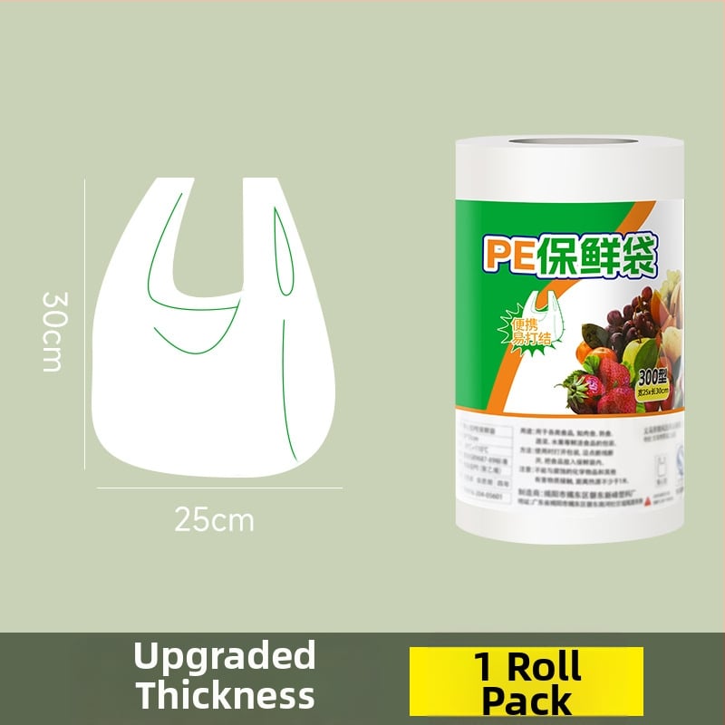 Pungă PE pentru păstrarea prospețimii, tip perforare cu puncte, de unică folosință, sigilată