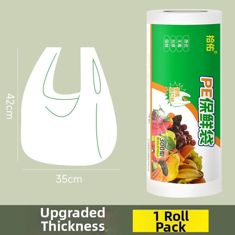 Pungă PE pentru păstrarea prospețimii, tip perforare cu puncte, de unică folosință, sigilată