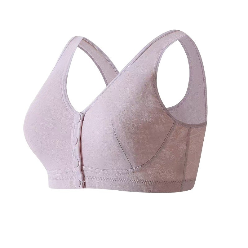 Mellény-stílusú melltartó elöl záródó, 3/4 kosár, középső formájú kosár, fő anyag nylon, bélés 100% pamut