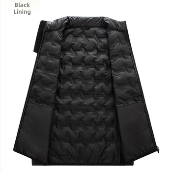 Pánska vesta z bavlneného zmesi, štíhla línia (slim fit), stojací golier, zips, pruhovaný vzor, zimné obdobie