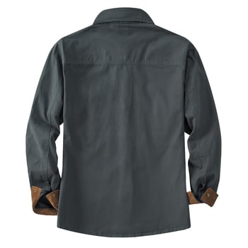 Muška košulja od pamuka s ovratnikom tip lapel, dugi rukav, slobodan kroj, Corduroy