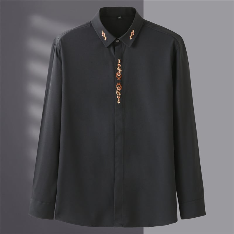 Koreai stílusú kardigán, négyszögletes gallér, hosszú ujjú, jacquard hímzés poliészter-rost keverékű anyagon