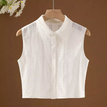 Eraldatav pitsist kaelus naistele, universaalne särkide ja kampsunite jaoks, vaskmaterjal, talv 2022 väljaanne