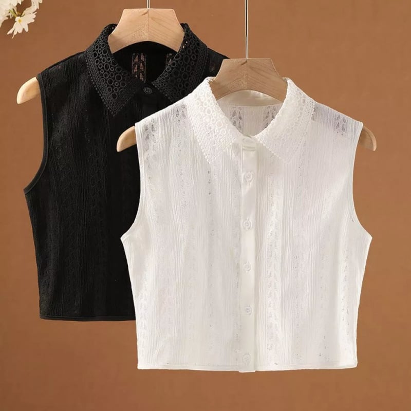 Eraldatav pitsist kaelus naistele, universaalne särkide ja kampsunite jaoks, vaskmaterjal, talv 2022 väljaanne