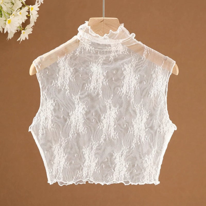 Eraldatav pitsist kaelus naistele, universaalne särkide ja kampsunite jaoks, vaskmaterjal, talv 2022 väljaanne