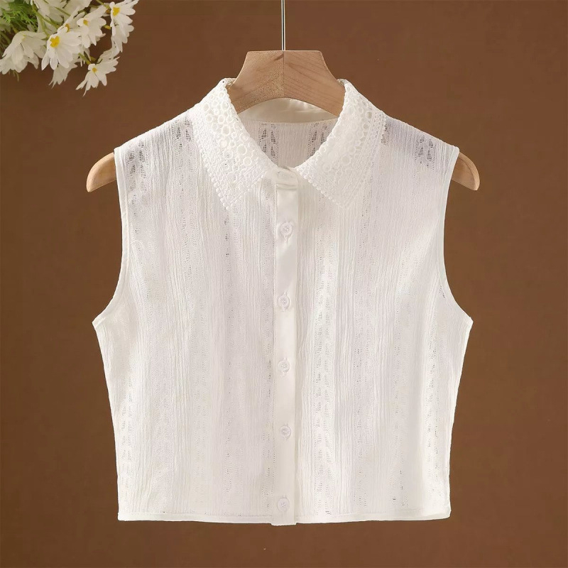 Eraldatav pitsist kaelus naistele, universaalne särkide ja kampsunite jaoks, vaskmaterjal, talv 2022 väljaanne