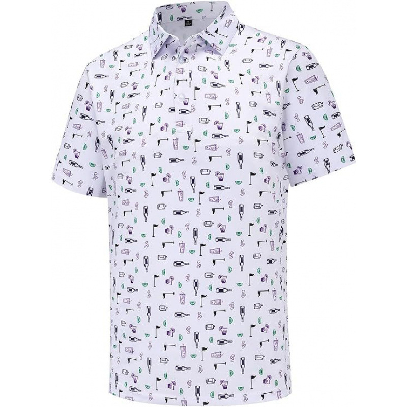 Muško polo majica, slim fit, 3D digitalni print, ljeto, kratki rukavi