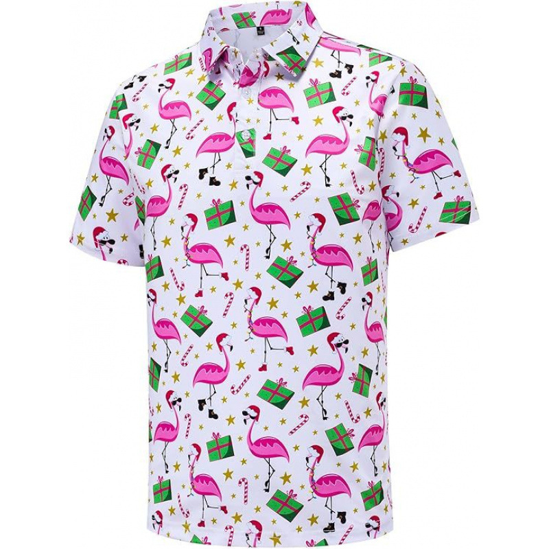 Muško polo majica, slim fit, 3D digitalni print, ljeto, kratki rukavi