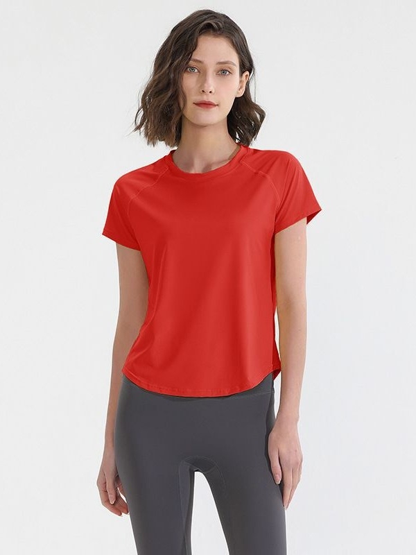 Tricou fitness cu plasă respirabilă, croială Slim, Nylon, mâneci scurte, cusături reflectorizante (Compoziție materială: 80%)