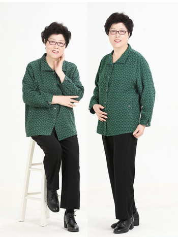 Cardigan din bumbac jacquard, model floral, guler polo, croială lejeră