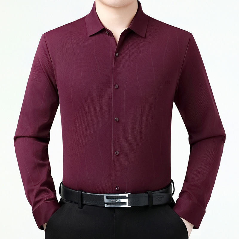 Muška košulja od kašmira - dugi rukav, ovratnik tipa lapel, flis podstava, 100% kašmir, poslovno casual zimski komad