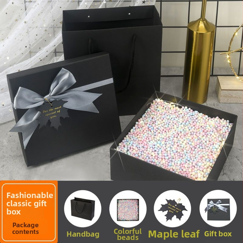 Dāvanas soma Ins stilā - izsmalcināta iepakošana, vienkāršs un mūsdienīgs stils, nano izstrāde, logotipa druka iespējama, zīmols Unique, materiāls Jam, piemērots dzimšanas dienai