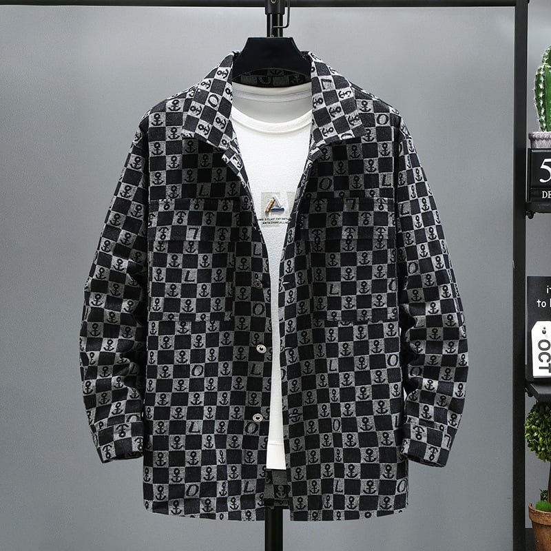 Denim dzseki, laza szabású, ingnyakú gallérrel, hosszú ujjú, egysoros gombolású, fedőzsebes zsebek