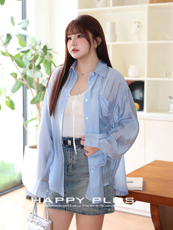 Bluza damă din Tencel cu protecție solară, croială lejeră, mâneci lungi, nasturi în față, 80–90% Lyocell, poliester sub 30%