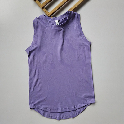 Γυναικεία αμάνικη αθλητική μπλούζα, αναπνεύσιμο νάιλον ύφασμα, γρήγορο στέγνωμα, χωρίς επένδυση στήθους, κατάλληλο για γιόγκα και γυμναστική