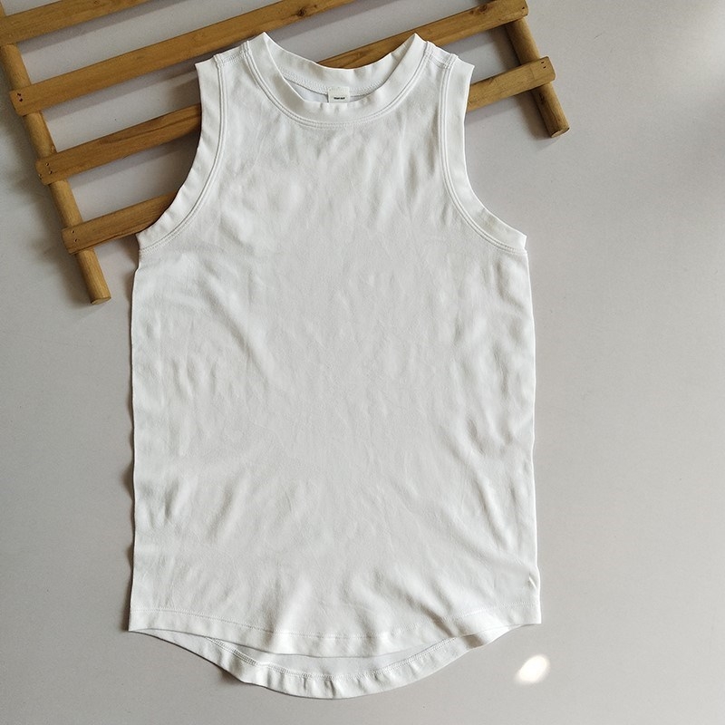 Γυναικεία αμάνικη αθλητική μπλούζα, αναπνεύσιμο νάιλον ύφασμα, γρήγορο στέγνωμα, χωρίς επένδυση στήθους, κατάλληλο για γιόγκα και γυμναστική