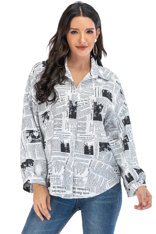 Cămașă pentru femei în stil street hipster, poliester cu fibră clorinată, alte modele, primăvara 2020