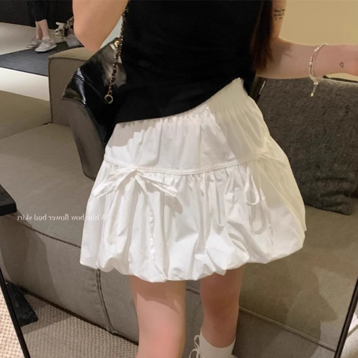 Fustă A-line din poliester, micro-elastică, vară 2025, conținut principal 50–70%