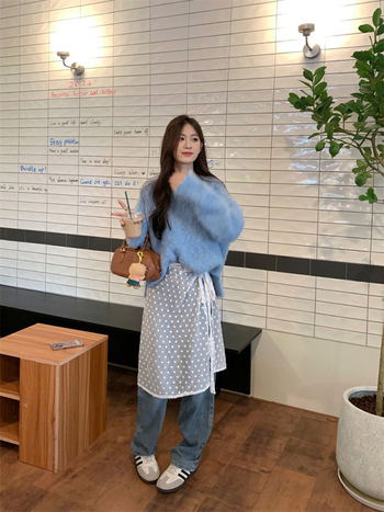 Cvjetna šifon suknja, poliester 95%+, midi duljina, svjež i sladak stil