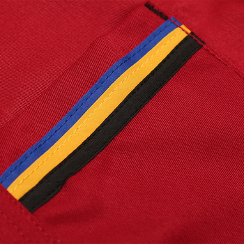 Vyrų šefų chalatas, twill audinys, 100% poliesteris, pamušalas 100% poliesteris, atsparus nešvarumams ir dezinfekcijai, keturi sezonai