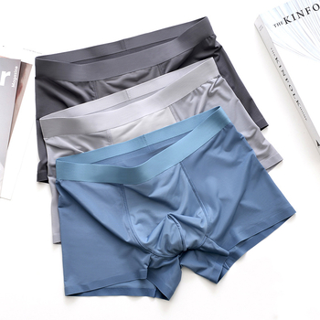 Безшевни мъжки боксерки Ice Silk, 31-40D, подплата чатала Спандекс 85%