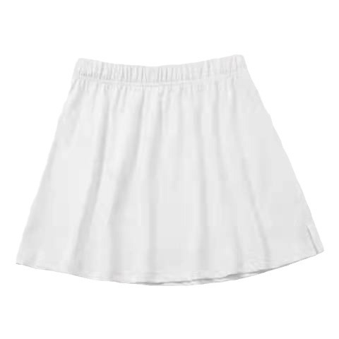 Pamukasta pletena A-linijska midi plisirana suknja, jednobojni uzorak, 95% pamuka ili više, mikroelastičnost