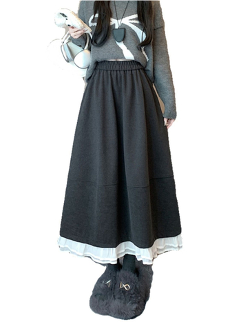 Suknja A-linije, srednja duljina, glavni sadržaj tkanine 90–95%, proljeće 2025