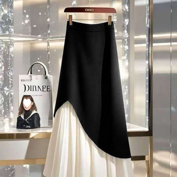 Suknja olovka srednje duljine, akrilna vlakna, 95%+ glavni materijal, uski kroj, gradski stil