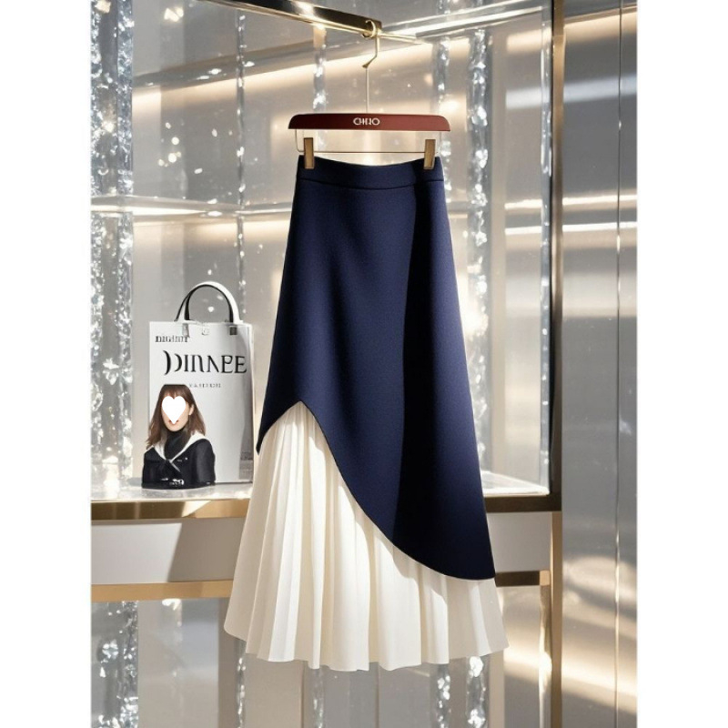 Suknja olovka srednje duljine, akrilna vlakna, 95%+ glavni materijal, uski kroj, gradski stil