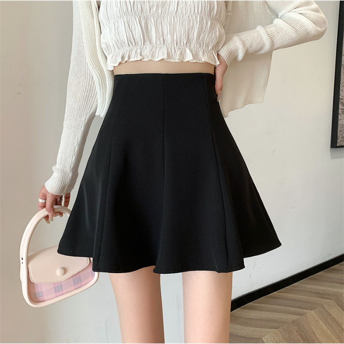 Fustă irregulară, poliester, compoziție principală 95%+, stil coreean, cusută în tehnică colaj