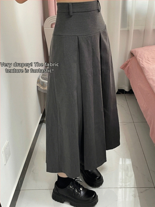 Sukňa A-liniová midi, spandexový materiál, dámsky elegantný štýl, jeseň 2023